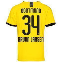 Load image into Gallery viewer, Bruun Larsen 34 Borussia Dortmund Home Soccer Jersey 2019-20 – Yellow