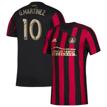 Load image into Gallery viewer, 10-Gonzalo ''Pity'' Martínez Atlanta United FC 219 Star and Stripes Replica Player Jersey – Red