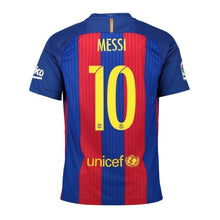 Load image into Gallery viewer, 10-Lionel Messi Barcelona Home Soccer Jersey 2016-17 - Red-Blue