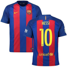 Load image into Gallery viewer, 10-Lionel Messi Barcelona Home Soccer Jersey 2016-17 - Red-Blue