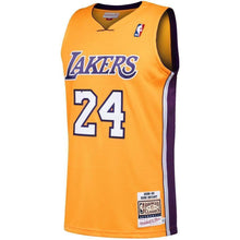 Load image into Gallery viewer, 24-Kobe Bryant Los Angeles Lakers  Hardwood Classics Jersey - Gold