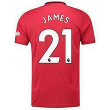 Load image into Gallery viewer, James 21 Manchester United Home Soccer Jersey 2019-20
