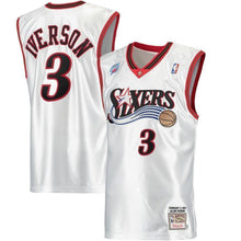 Load image into Gallery viewer, 3-Allen Iverson Philadelphia 76ers 2001 Hardwood Classics  - White