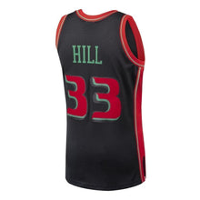 Load image into Gallery viewer, 33-Grant Hill Detroit Pistons Hardwood Classics Christmas Swingan Collection Jersey – Black