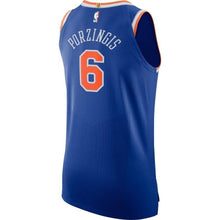 Load image into Gallery viewer, 6-Kristaps Porzingis New York Knicks Player Jersey Blue - Icon Edition