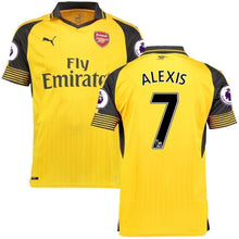 Load image into Gallery viewer, 7-Alexis Sanchez Arsenal 2016-Away Soccer Jersey 2019-2020- Yellow