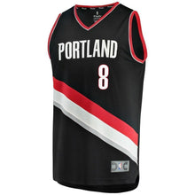 Load image into Gallery viewer, 8-Al-Farouq Aminu Portland Trail Blazers Jersey Black - Icon Edition