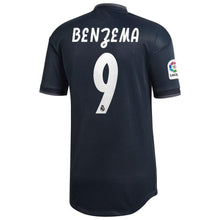 Load image into Gallery viewer, Real Madrid 9-Karim Benzema Away Soccer Jersey 2018-19 – Gray