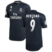 Load image into Gallery viewer, Real Madrid 9-Karim Benzema  Away Soccer Jersey 2018-19 – Gray