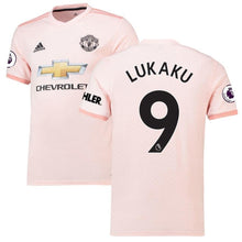Load image into Gallery viewer, Manchester United 9-Romelu Lukaku Away Soccer Jersey 2018-19 – Coral