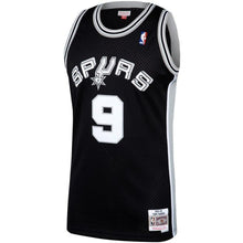 Load image into Gallery viewer, 9-Tony Parker San Antonio Spurs  2001-02 Hardwood Classics Swingman Jersey – Black