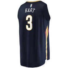 Load image into Gallery viewer, Josh Hart New Orleans Pelicans Fanatics Branded Fast Break Replica Jersey Navy - Icon Edition