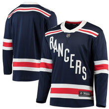 Load image into Gallery viewer, New York Rangers Fanatics Branded 2018 Winter Classic Breakaway Blank Jersey - Navy