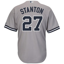 Load image into Gallery viewer, Giancarlo Stanton New York Yankees Majestic Cool Base Replica Player Jersey - Gray