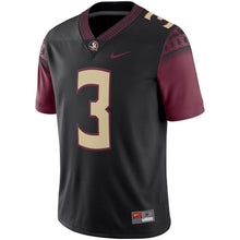 Load image into Gallery viewer, #3 Florida State Seminoles Nike Alternate Game Jersey - Black
