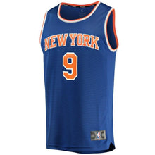 Load image into Gallery viewer, R.J. Barrett New York Knicks Fanatics Branded 2019 NBA Draft First Round Pick Fast Break Jersey Royal - Icon Edition