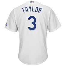 Load image into Gallery viewer, Chris Taylor Los Angeles Dodgers Majestic Cool Base Player Replica Jersey - White