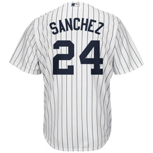 Load image into Gallery viewer, Gary Sanchez New York Yankees Majestic Home Official Cool Base Player Jersey - White/Navy