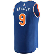 Load image into Gallery viewer, R.J. Barrett New York Knicks Fanatics Branded 2019 NBA Draft First Round Pick Fast Break Jersey Royal - Icon Edition