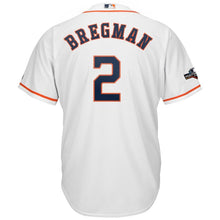 Load image into Gallery viewer, Alex Bregman Houston Astros Majestic 2019 Postseason Official Cool Base Player Jersey - White