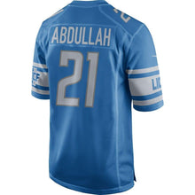 Load image into Gallery viewer, Ameer Abdullah Detroit Lions Nike Game Player Jersey - Blue