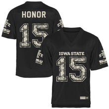 Load image into Gallery viewer, Iowa State Cyclones Desert Camo Football Jersey - Black