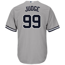 Load image into Gallery viewer, Aaron Judge New York Yankees Majestic Road Cool Base Replica Player Jersey - Gray