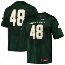 Load image into Gallery viewer, #48 Colorado State Rams Under Armour Replica Football Jersey - Green