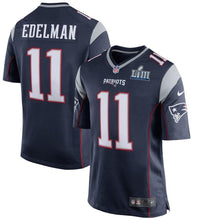 Load image into Gallery viewer, Julian Edelman New England Patriots Nike Super Bowl LIII Bound Game Jersey - Navy