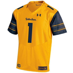 #1 Cal Bears Under Armour Team Football Jersey – Gold