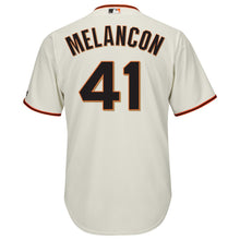 Load image into Gallery viewer, Mark Melancon San Francisco Giants Majestic Cool Base Alternate Player Jersey - Cream