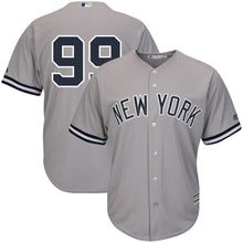 Load image into Gallery viewer, Aaron Judge New York Yankees Majestic Cool Base Player Replica Jersey - Gray