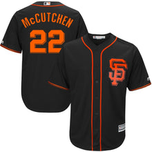 Load image into Gallery viewer, Andrew McCutchen San Francisco Giants Majestic Cool Base Player Replica Jersey - Black