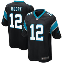 Load image into Gallery viewer, DJ Moore Carolina Panthers Nike Game Jersey - Black