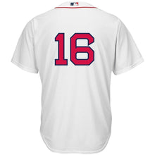Load image into Gallery viewer, Andrew Benintendi Boston Red Sox Majestic Home Official Cool Base Replica Player Jersey - White