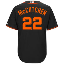 Load image into Gallery viewer, Andrew McCutchen San Francisco Giants Majestic Cool Base Player Replica Jersey - Black