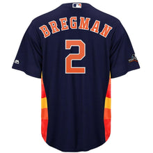 Load image into Gallery viewer, Alex Bregman Houston Astros Majestic 2019 Postseason Official Cool Base Player Jersey - Navy