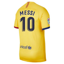 Load image into Gallery viewer, Lionel Messi Barcelona 2019/20 Away Stadium Player Jersey – Yellow
