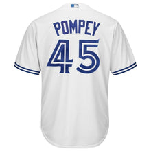 Load image into Gallery viewer, Dalton Pompey Toronto Blue Jays Majestic Cool Base Player Jersey - White