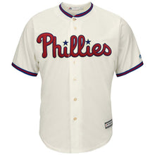 Load image into Gallery viewer, Rhys Hoskins Philadelphia Phillies Majestic Alternate Official Cool Base Player Jersey - Cream