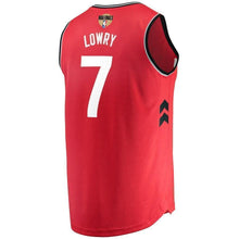 Load image into Gallery viewer, Kyle Lowry Toronto Raptors 2019 NBA Finals Bound Fast Break Player Jersey Red - Icon Edition