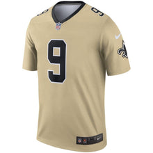 Load image into Gallery viewer, Drew Brees New Orleans Saints Nike Inverted Legend Jersey - Gold
