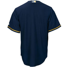 Load image into Gallery viewer, Milwaukee Brewers Majestic Official Cool Base Jersey - Navy -