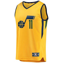 Load image into Gallery viewer, Dante Exum Utah Jazz Fanatics Branded Fast Break Player Jersey Gold - Statement Edition