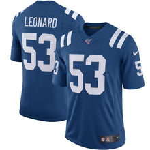 Load image into Gallery viewer, Darius Leonard Indianapolis Colts Nike NFL 100 Vapor Limited Jersey - Royal