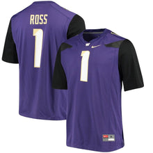 Load image into Gallery viewer, John Ross III Washington Huskies Nike Alumni Football Jersey - Purple