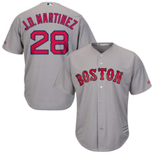Load image into Gallery viewer, J.D. Martinez Boston Red Sox Majestic Road Official Cool Base Player Jersey - Gray