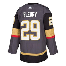 Load image into Gallery viewer, Marc-Andre Fleury Vegas Golden Knights adidas 2018 Stanley Cup Final Bound Patch Player Jersey - Gray