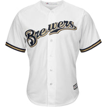 Load image into Gallery viewer, Milwaukee Brewers Majestic Official Cool Base Jersey - White