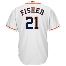 Load image into Gallery viewer, Derek Fisher Houston Astros Majestic Home Cool Base Player Jersey - White